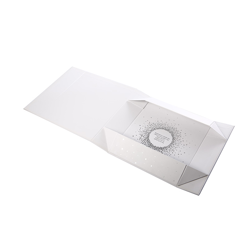 Персонализиран капак Сгъваем лукс обичай бял крафт хартия картон
