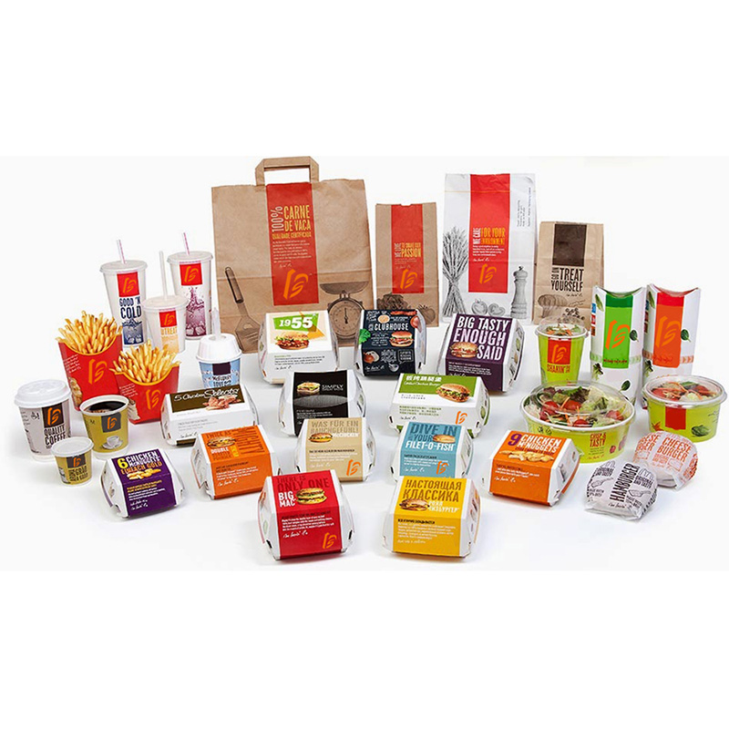 Търговия на едро с персонализирани опаковки за опазване на околната среда Кутии за опаковане на храна